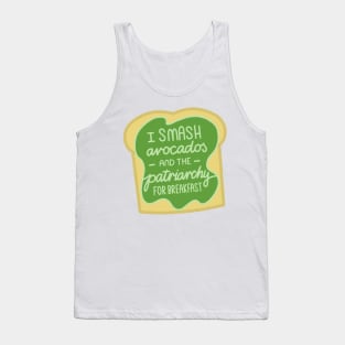 Feminist Quote Smashed Avocado Patriarchy Tank Top